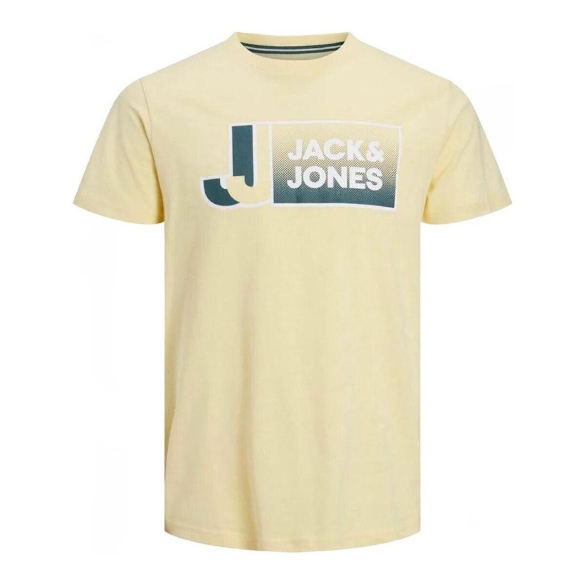 Textiel Jongens T-shirts korte mouwen Jack & Jones  Geel
