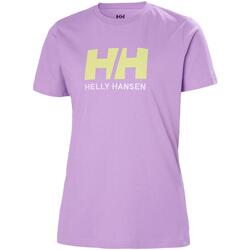 Textiel Dames T-shirts korte mouwen Helly Hansen  Violet