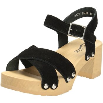 Schoenen Dames Sandalen / Open schoenen Softclox  Zwart