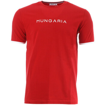 Textiel Heren T-shirts korte mouwen Hungaria  Rood