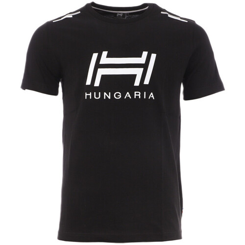 Textiel Heren T-shirts & Polo’s Hungaria  Zwart