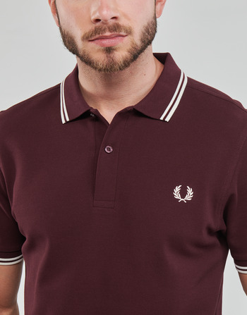 Fred Perry TWIN TIPPED FRED PERRY SHIRT Bordeau