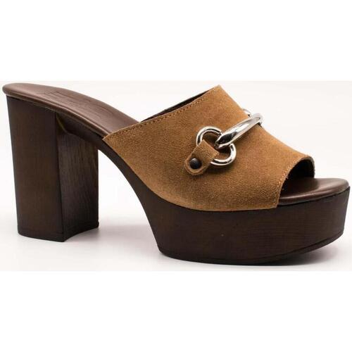 Schoenen Dames Sandalen / Open schoenen Zabba Difference  Bruin