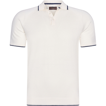 Textiel Heren Polo's korte mouwen Cappuccino Italia Tipped Tricot Polo Wit