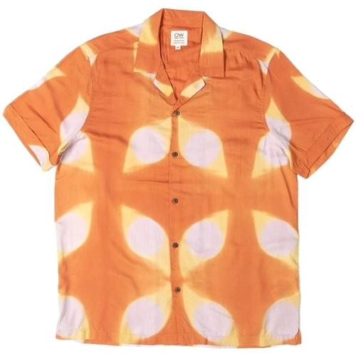 Textiel Heren Overhemden lange mouwen Otherwise Ilios Shirt - Print Oranje