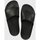 Schoenen Heren Leren slippers Emporio Armani XVPS04 XN747 Zwart