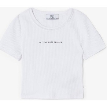 Textiel Meisjes T-shirts & Polo’s Le Temps des Cerises T-shirt YUKONGI Wit