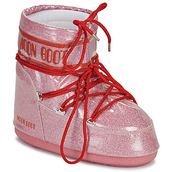 Schoenen Dames Snowboots Moon Boot MB ICON LOW GLITTER Roze / Rood