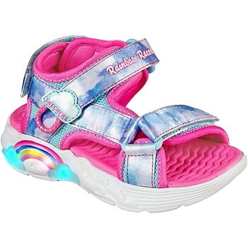 Schoenen Meisjes Sandalen / Open schoenen Skechers Rainbow racer sumer sky Blauw