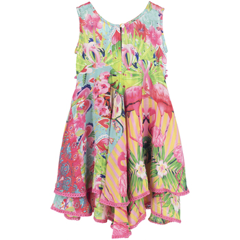 Textiel Dames Jurken Isla Bonita By Sigris Meisjesjurk Multicolour