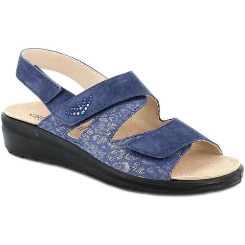 Schoenen Dames Sandalen / Open schoenen Grunland GRU-CCC-SE0512-BL Blauw