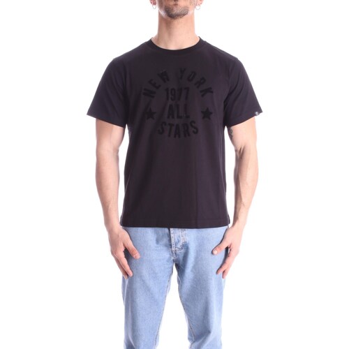 Textiel T-shirts korte mouwen Hydrogen 32062 Zwart
