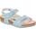 Schoenen Kinderen Sandalen / Open schoenen Birkenstock 1022237 Blauw