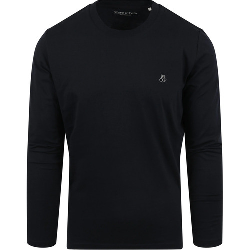 Textiel Heren T-shirts & Polo’s Marc O'Polo Long Sleeve T-Shirt Navy Blauw