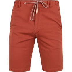 Textiel Heren Broeken / Pantalons Suitable Ferdi Short Licht Rood Rood