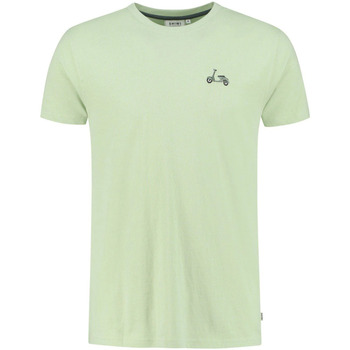 Textiel Heren T-shirts & Polo’s Shiwi T-Shirt Scooter Groen Groen