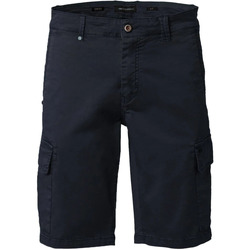 Textiel Heren Broeken / Pantalons No Excess Cargo Garment Short Donkerblauw Blauw