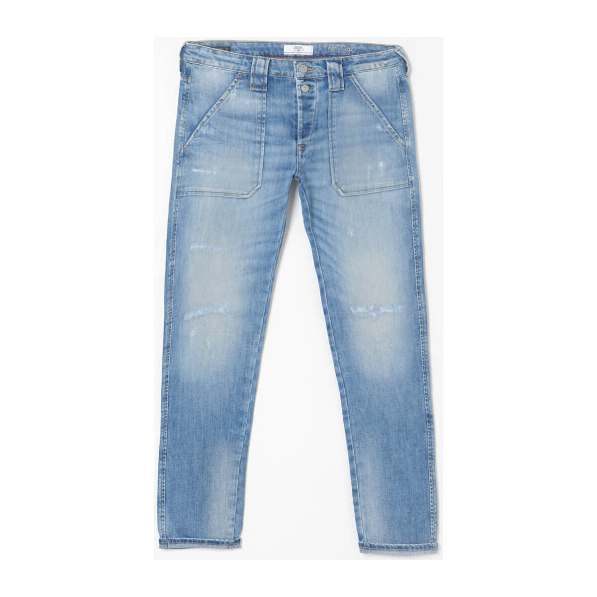 Textiel Dames Jeans Le Temps des Cerises Jeans boyfit 200/43, lengte 34 Blauw