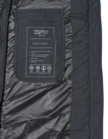 Esprit Puffer Coat Zwart