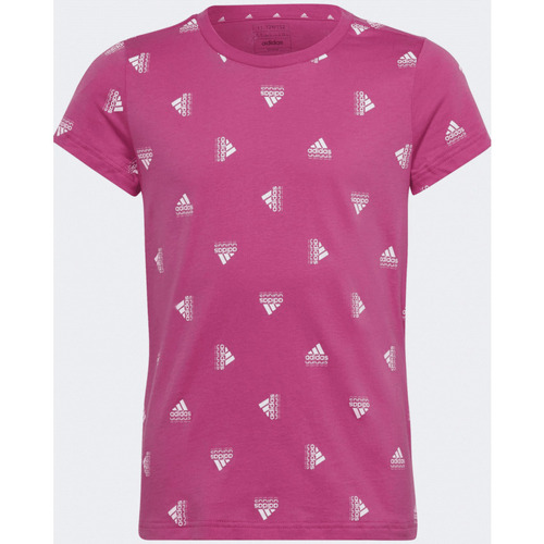 Textiel Meisjes T-shirts korte mouwen adidas Originals  Roze