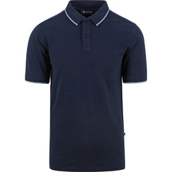 Textiel Heren T-shirts & Polo’s Suitable Respect Polo Tip Ferry Navy Blauw