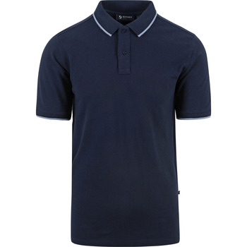 Textiel Heren T-shirts & Polo’s Suitable Respect Polo Tip Ferry Navy Blauw