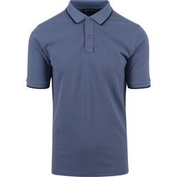 Textiel Heren T-shirts & Polo’s Suitable Respect Polo Tip Ferry Blauw Blauw