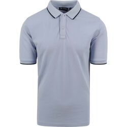 Textiel Heren T-shirts & Polo’s Suitable Respect Polo Tip Ferry Lichtblauw Blauw
