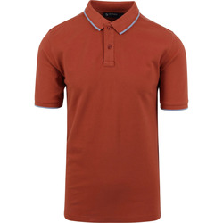 Textiel Heren T-shirts & Polo’s Suitable Respect Polo Tip Ferry Terracotta Rood