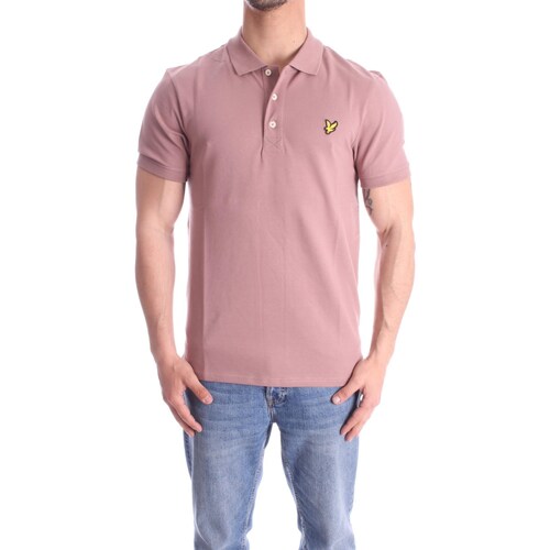 Textiel Heren T-shirts korte mouwen Lyle & Scott Vintage LSSP400VOG Roze