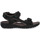 Schoenen Heren Sandalen / Open schoenen Grisport NUBUCK BLACK Zwart