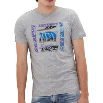 Textiel Heren T-shirts korte mouwen Diesel  Grijs