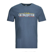 Textiel Heren T-shirts korte mouwen Quiksilver GRADIENT LINE SS Blauw