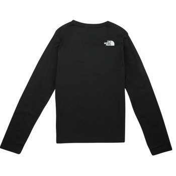 The North Face Teen L/S Easy Tee Zwart