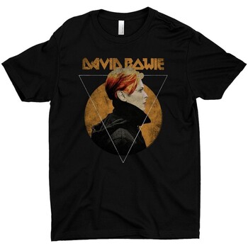 Textiel T-shirts met lange mouwen David Bowie  Zwart