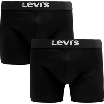 Ondergoed Heren BH's Levi's Brief Boxershorts 2-Pack Zwart Zwart