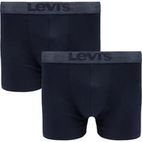 Ondergoed Heren BH's Levi's Brief Boxershorts 2-Pack Navy Melange Blauw