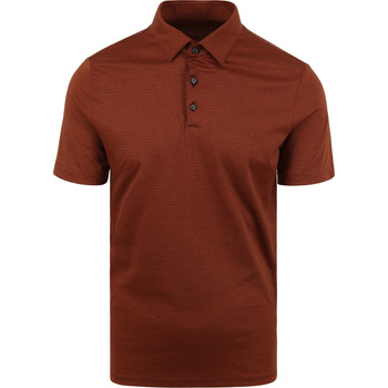 Textiel Heren T-shirts & Polo’s Desoto Poloshirt Roest Oranje Oranje