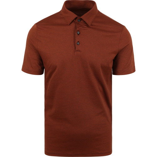 Textiel Heren T-shirts & Polo’s Desoto Poloshirt Roest Oranje Oranje