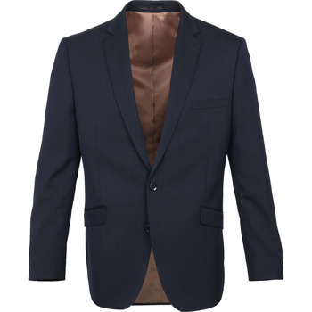 Textiel Heren Jasjes / Blazers Suitable Colbert Holbeck Donkerblauw Blauw
