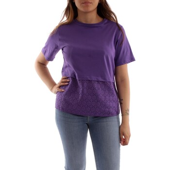 Textiel Dames T-shirts korte mouwen Emme Marella RIARMO Violet