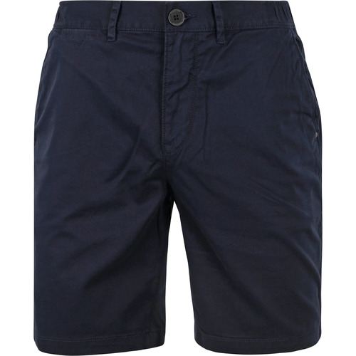 Textiel Heren Broeken / Pantalons Vanguard V65 Short Fine Twill Donkerblauw Blauw