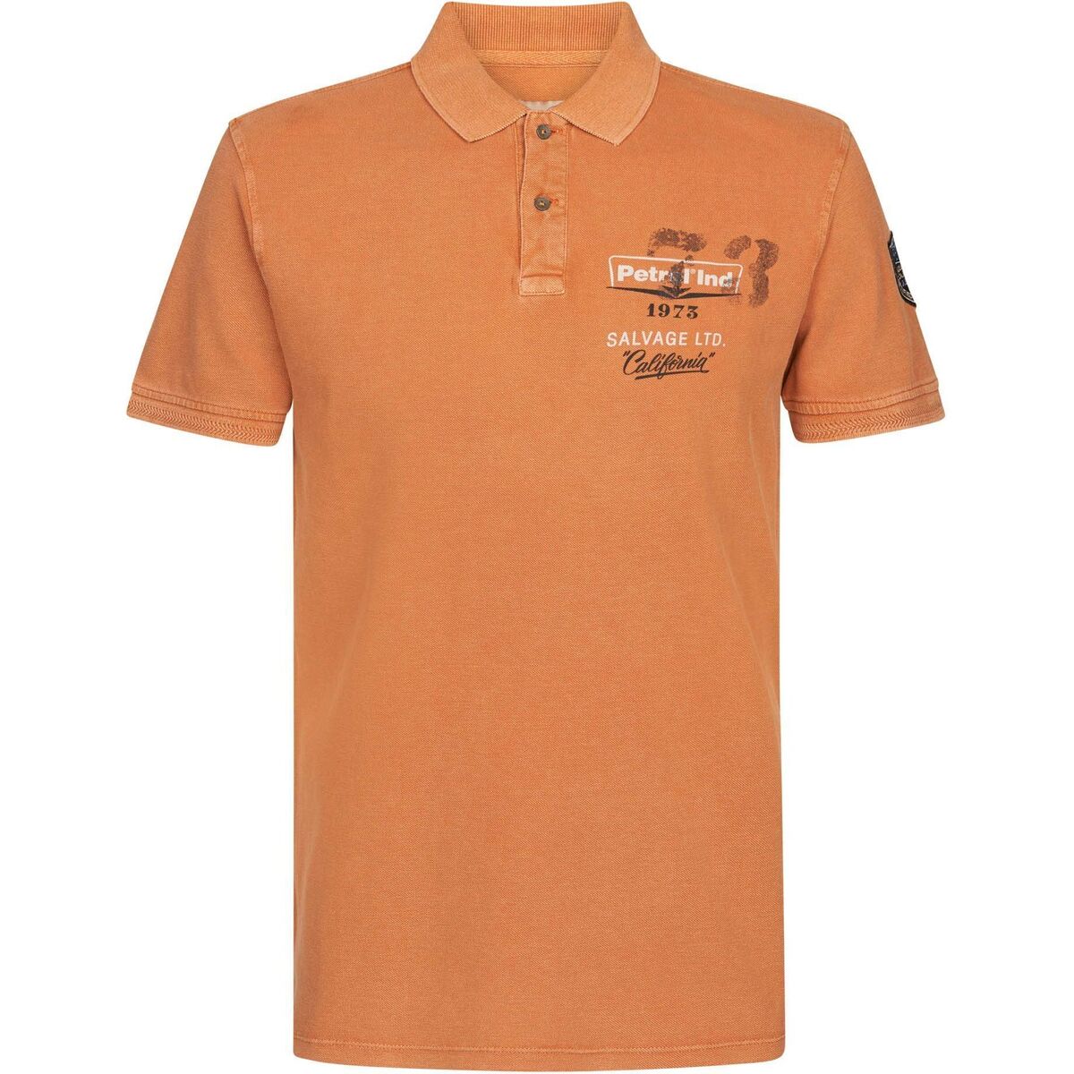 Textiel Heren T-shirts & Polo’s Petrol Industries Polo Logo Oranje Oranje