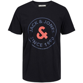 Textiel Jongens T-shirts & Polo’s Jack & Jones  Zwart