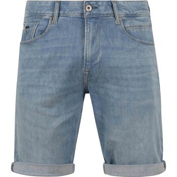 Textiel Heren Broeken / Pantalons Vanguard V7 Rider Denim Short Lichtblauw Blauw
