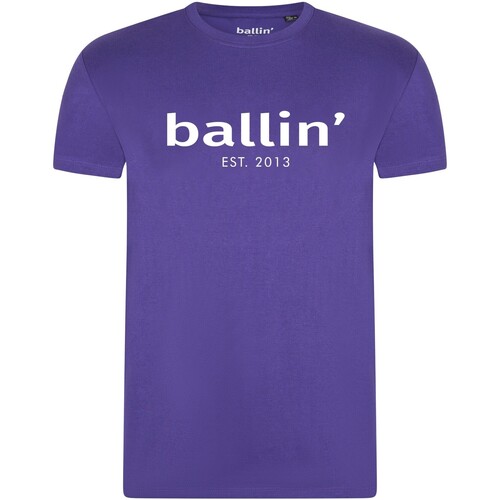 Textiel Heren T-shirts korte mouwen Ballin Est. 2013 Regular Fit Shirt Violet