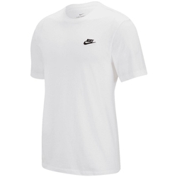 Textiel Heren T-shirts & Polo’s Nike M NSW CLUB TEE Wit