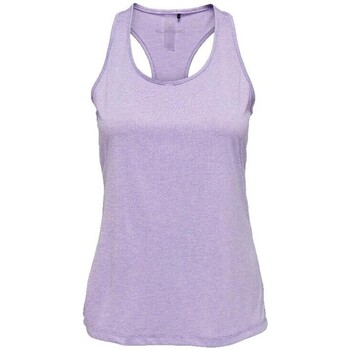 Textiel Dames Mouwloze tops Only Play CAMISETA MUJER ONLY RUNNING 15274102 Violet