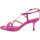 Schoenen Dames Sandalen / Open schoenen Miss Unique UNIQUE   SERPENTE PINK Roze