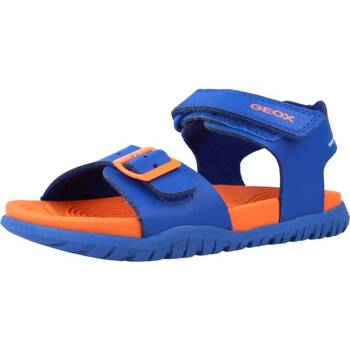 Schoenen Jongens Sandalen / Open schoenen Geox J SANDAL FUSBETTO BO Oranje